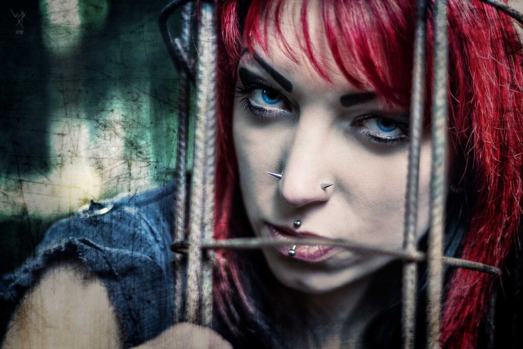 Caged Portrait